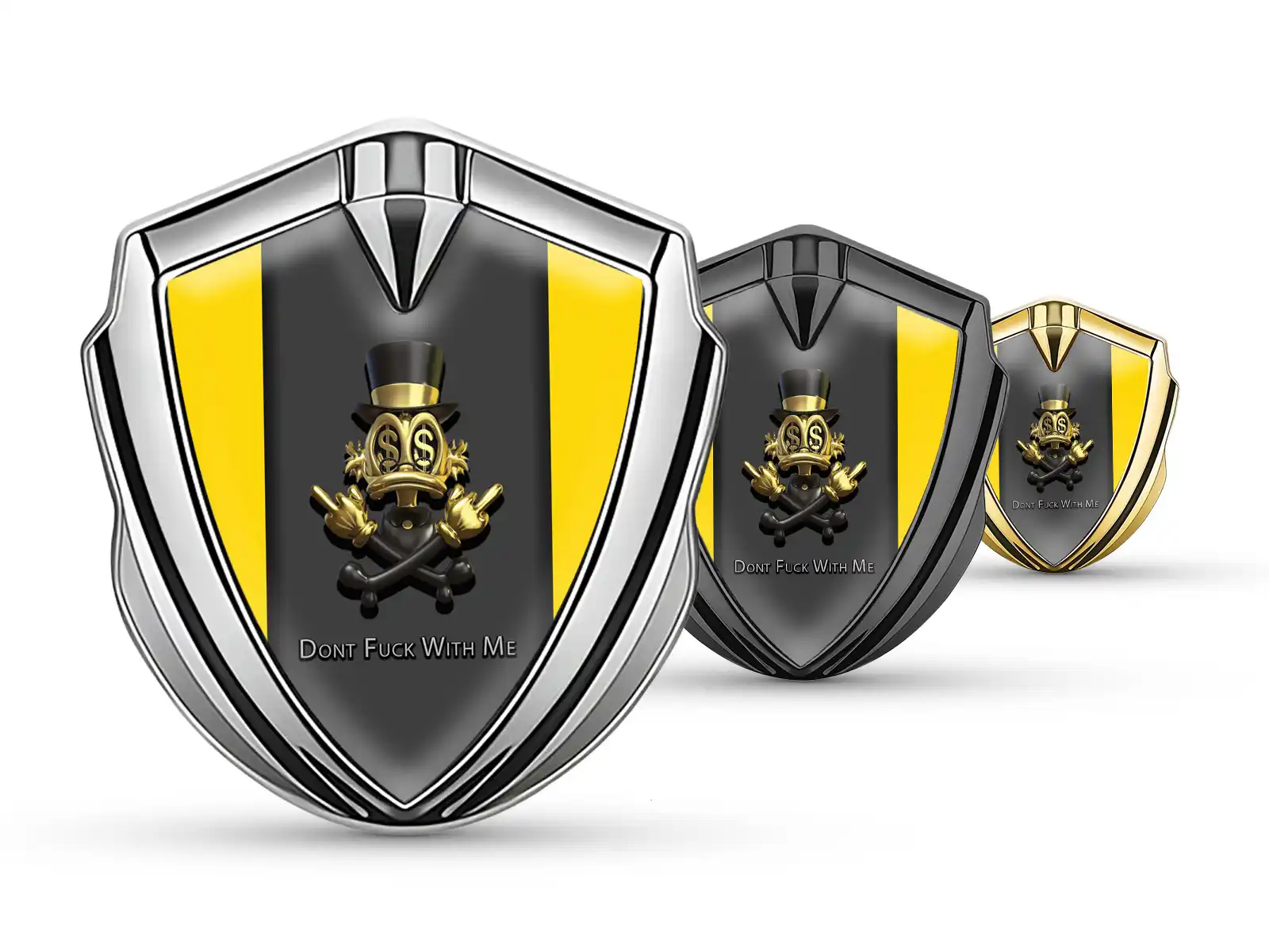 Car Badges Minimal Style Luxury Look Badges